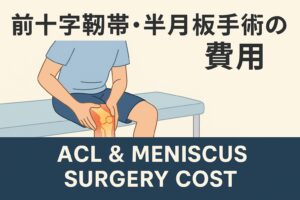 前十字靭帯・半月板手術の費用はどのくらい?
