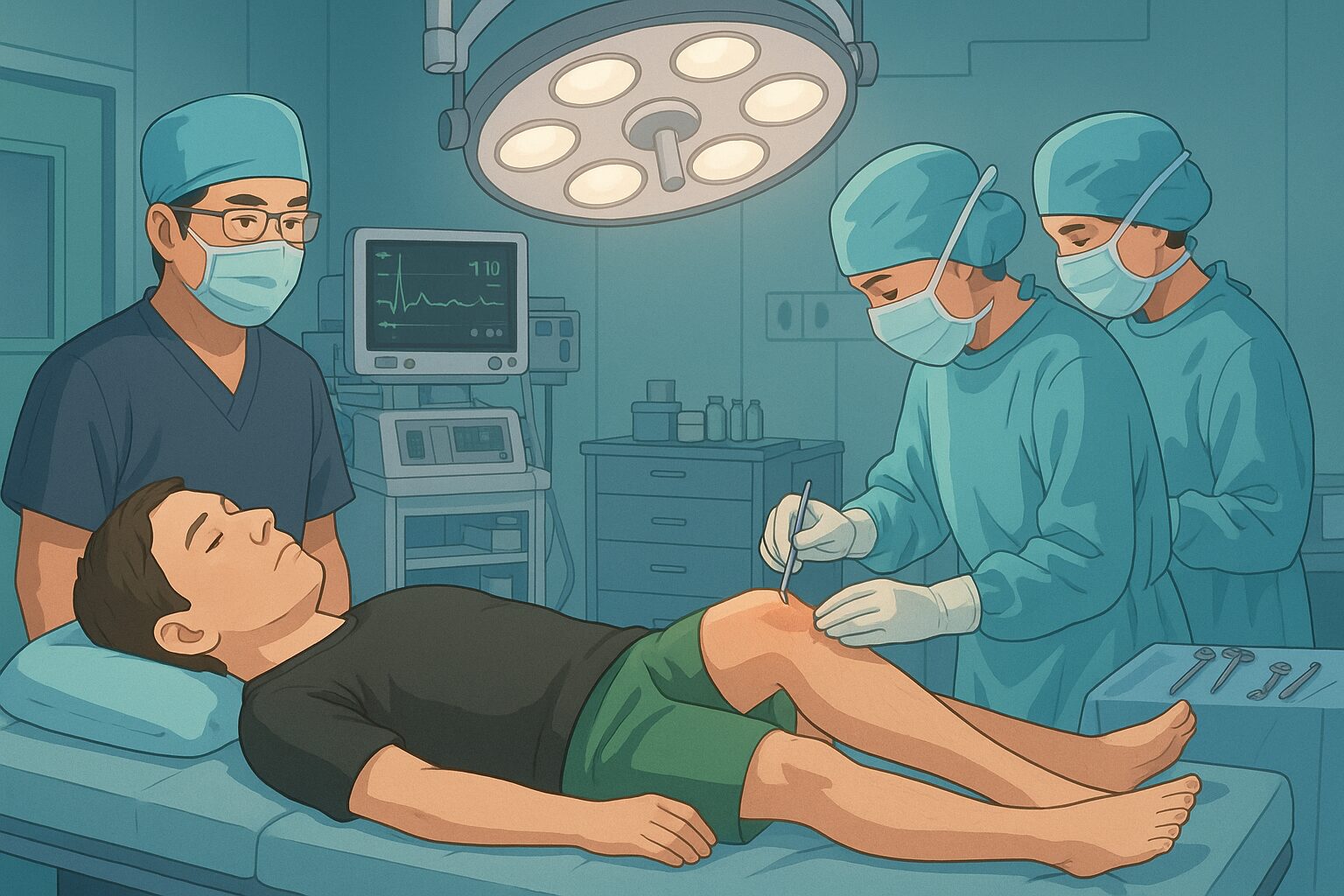 前十字靭帯断裂と半月板損傷の手術当日に感じたことと注意点