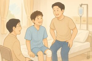 手術後4日目、リハビリがない長く感じた一日｜前十字靭帯と半月板手術の入院生活