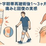 前十字靭帯再建術後1〜3ヶ月の痛みと回復の実感｜歩行・腫れ・不安の変化をリアルに解説