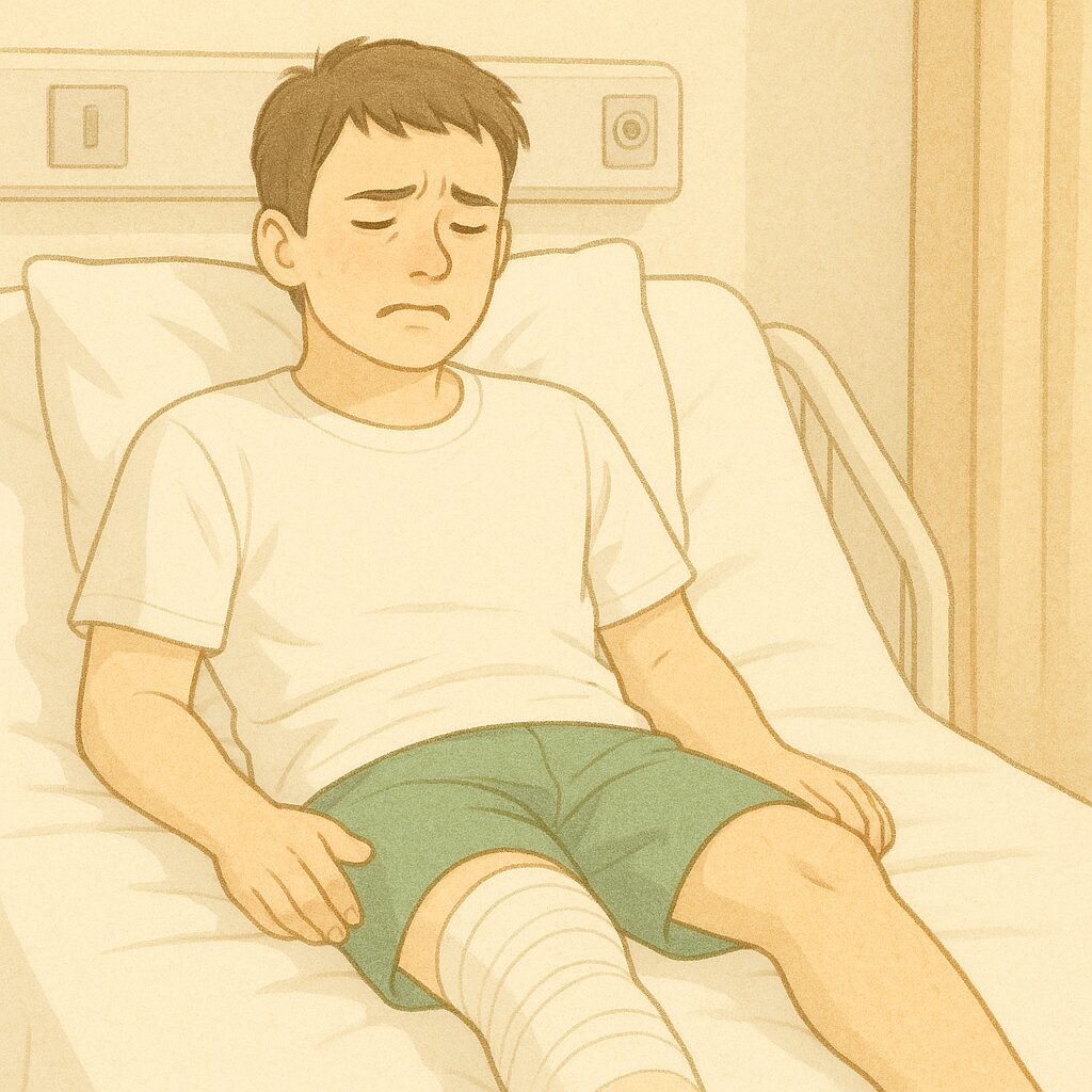 半月板手術の日の午後｜強まる痛みと長い夜の記録