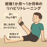 前十字靭帯と半月板の手術後1か月〜1か月半のリハビリ体験談｜がんばりすぎないコツ