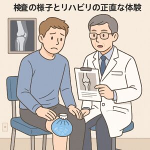 前十字靭帯と半月板手術から1か月半｜検査の様子とリハビリの体験談