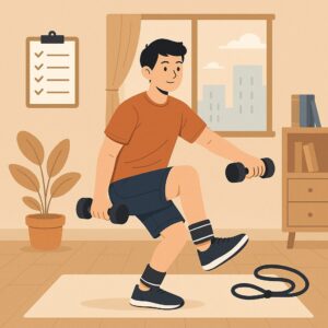 退院後に取り入れた自主トレ記録｜家で続けた筋トレの工夫と実体験