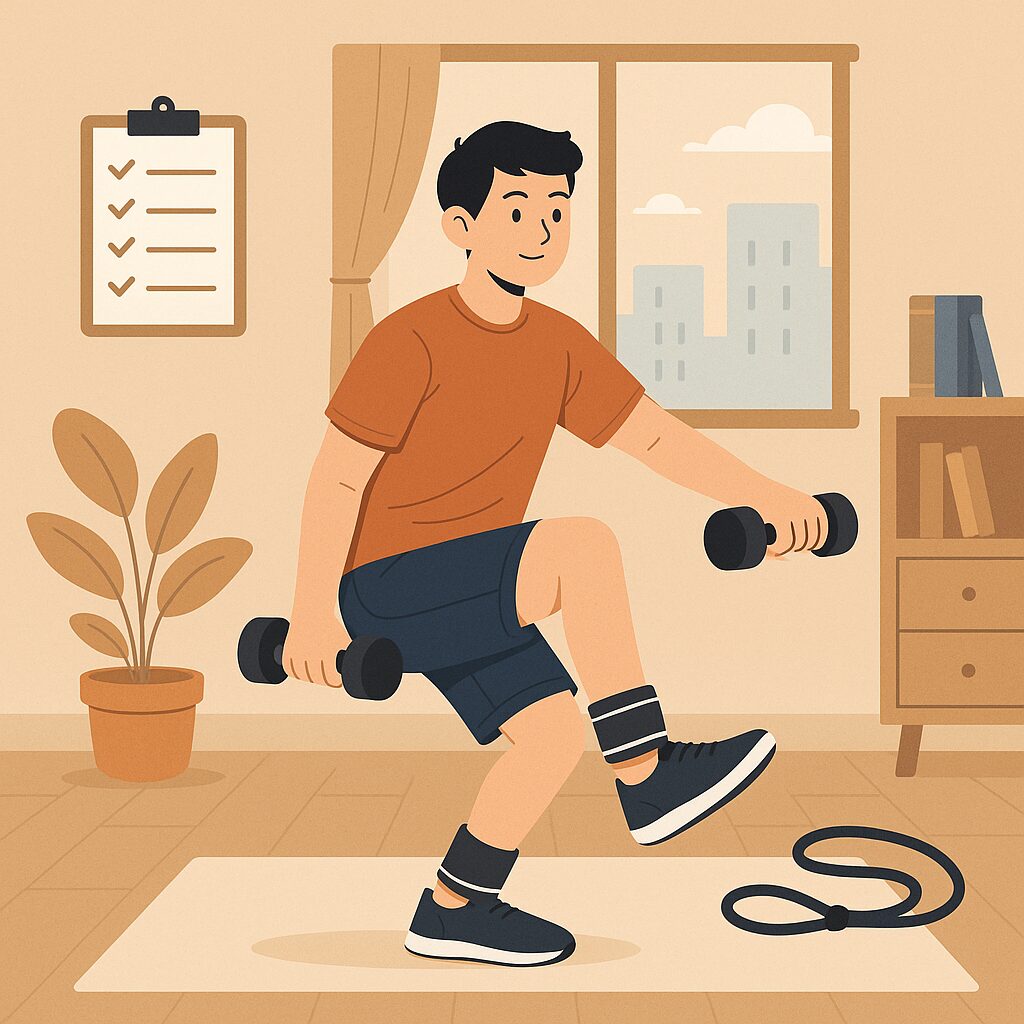 退院後に取り入れた自主トレ記録｜家で続けた筋トレの工夫と実体験