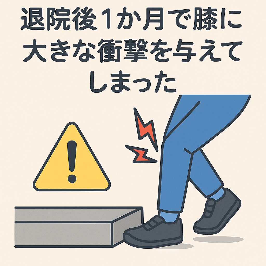 退院後1か月でヒヤッとした出来事|縁石につまずいて感じた術後の怖さと学び