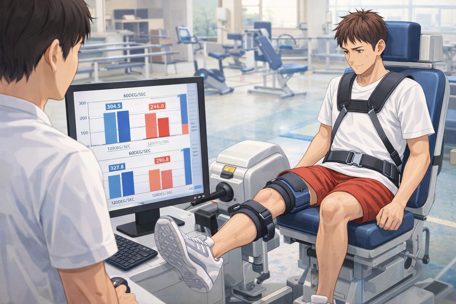 前十字靭帯・半月板損傷で筋力はどれくらい落ちる？計測結果でわかった現実