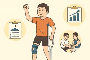 リハビリのモチベーションを保つたった3つのコツ【前十字靭帯・半月板の経験から】