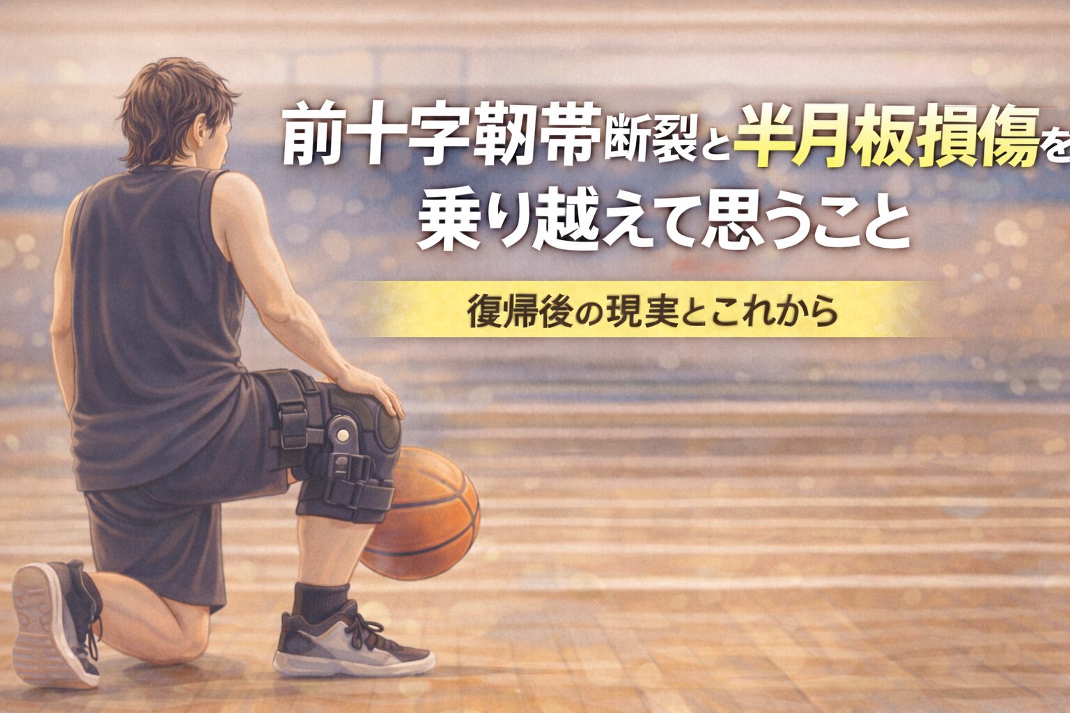 前十字靭帯断裂と半月板損傷を乗り越えて思うこと｜復帰後の現実とこれから