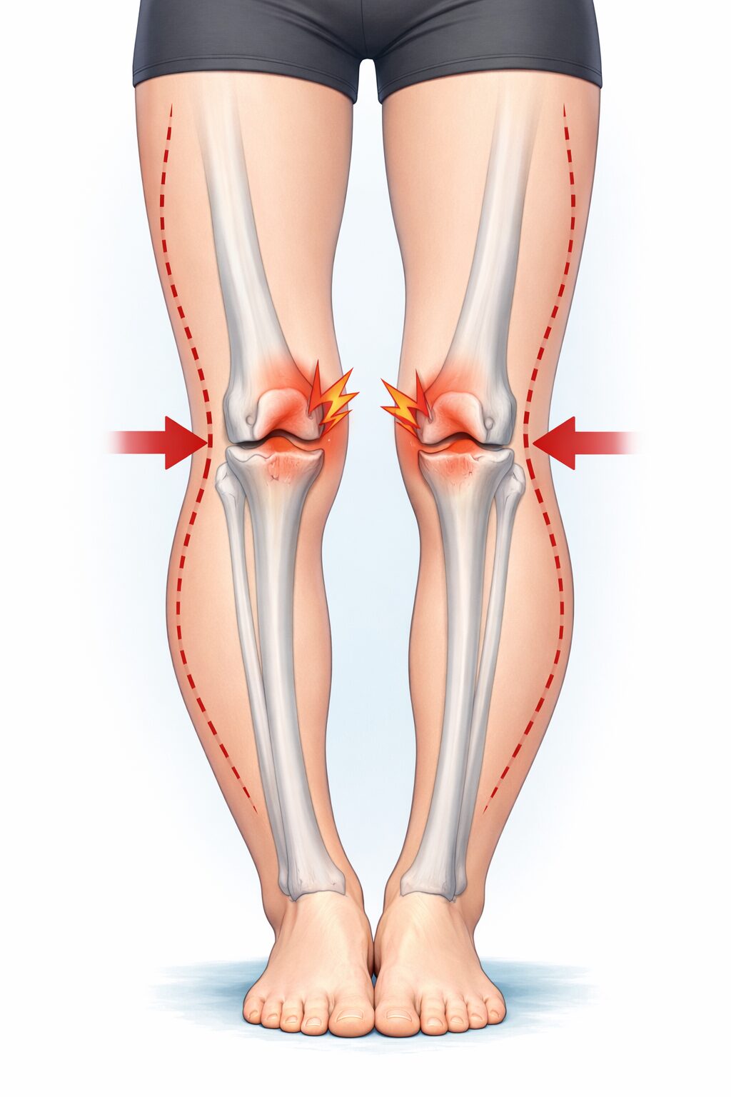 O脚は膝のケガの原因になる?受傷リスク・原因・改善方法をわかりやすく解説